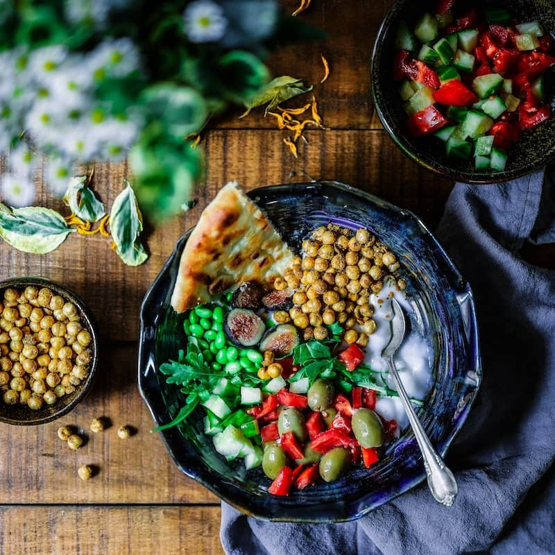 Photo of beautifully of arranged food