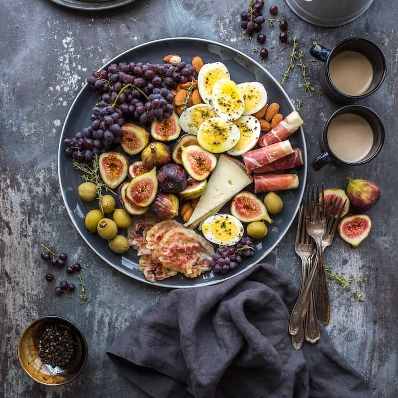 Photo of beautifully of arranged food